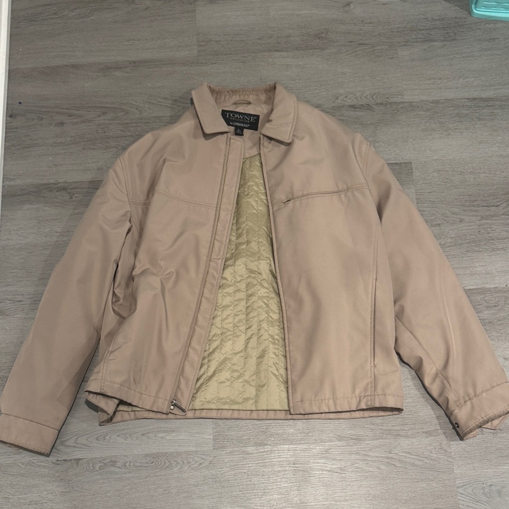 London Fog Men's Beige Lightweight Jacket - Picture 4 of 4